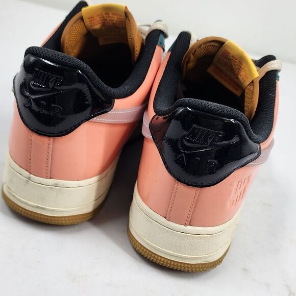 Nike Air Force 1 Low X Undefeated Wild Berry Celestine Blue Patent US 14 - Picture 8 of 10